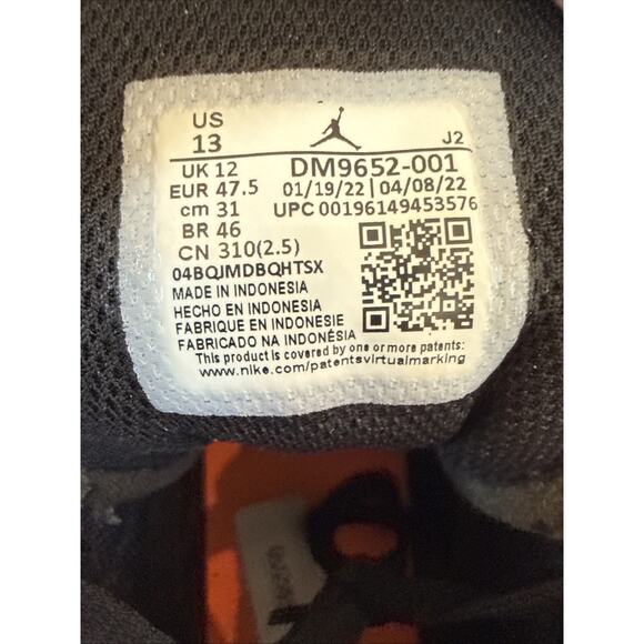 Size 13 Air Jordan 1 Mid SE Craft Black/Cement Grey-LT Graphite No Box main image 8